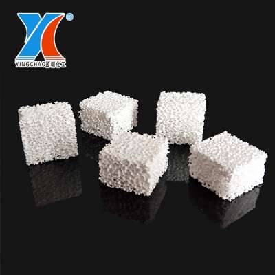 Aluminium Casting 10-80PPI White Alumina Ceramic Foam Filter