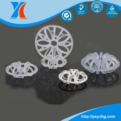 Plastic Teller Rosette Ring For Scrubber/Column/Tower Random Packing